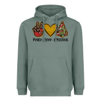 Sage peace love christmas Heavyweight Hoodie - JahusDesignShop