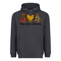 Smoke peace love christmas Heavyweight Hoodie - JahusDesignShop