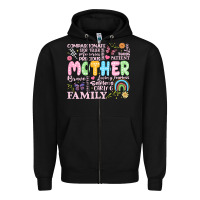 Black retro mother Zipper Hoodie - JahusDesignShop