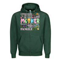 Sports Green retro mother Zipper Hoodie - JahusDesignShop