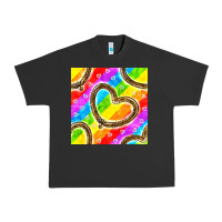 Pigment Black Pride lgbtq leopard heart balloons pattern Urban Heavy Tee - BundleAndBundleShop