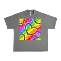 Tornado Pride lgbtq leopard heart balloons pattern Urban Heavy Tee - BundleAndBundleShop