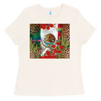 Bone Mexico flag Ladies Tee - FaDigitalArtStudio