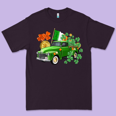 Western St. Patrick's Day Truck Premium Tee Designed By Cowgirlartshop