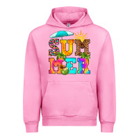 Fuchsia Pink summer Urban Hoodie - RanaPortraitStore