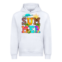 White summer Urban Hoodie - RanaPortraitStore