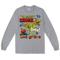 Heather Grey ready to crush 2nd grade Long Sleeve Tee - BundleAndBundleShop