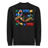 Black i would not change you autism Heavyweight Sweatshirt - JahusDesignShop