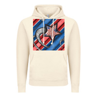 Vintage Artic stripes & stars seamless pattern Vintage Hoodie - BundleAndBundleShop