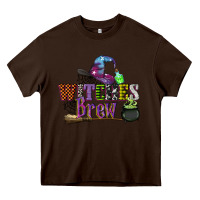 Chocolate Brown witches brew Heavy Core Tee - CowGirlArtShop