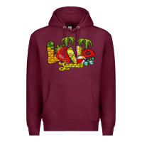 Burgundy love summer Premium Hoodie - RacoonDesign