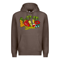Coffee love summer Premium Hoodie - RacoonDesign