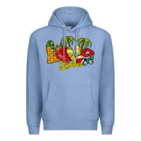 Colony Blue love summer Premium Hoodie - RacoonDesign