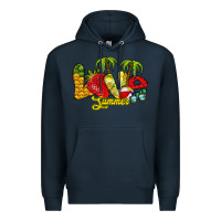 Navy love summer Premium Hoodie - RacoonDesign