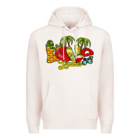 Pale Pink love summer Premium Hoodie - RacoonDesign