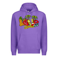Purple love summer Premium Hoodie - RacoonDesign