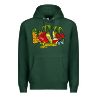 Sports Green love summer Premium Hoodie - RacoonDesign