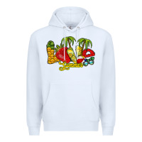 White love summer Premium Hoodie - RacoonDesign