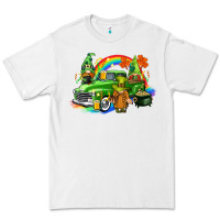 White St. Patrick's Day truck with gnomies Premium Tee - CowGirlArtShop
