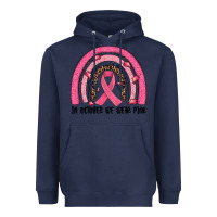 Navy in october we wear pink rainbow Heavyweight Hoodie - JahusDesignShop