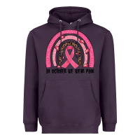Plum in october we wear pink rainbow Heavyweight Hoodie - JahusDesignShop
