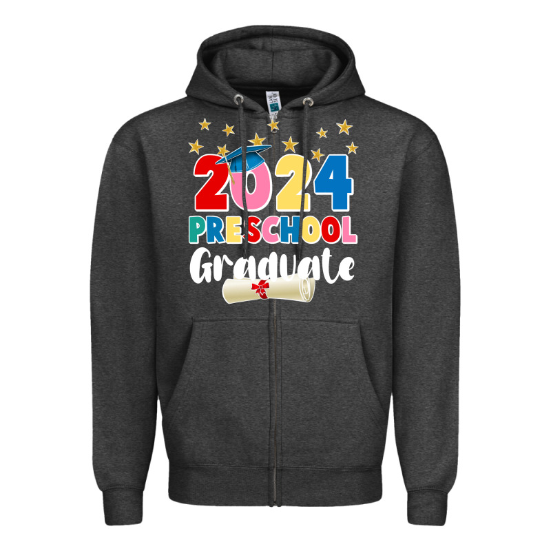 2024 Preschool Graduate Zipper Hoodie by JahusDesignShop | Teevron