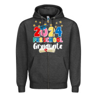 Charcoal Heather 2024 preschool graduate Zipper Hoodie - JahusDesignShop
