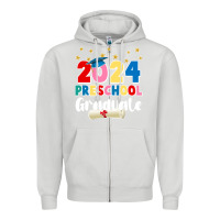 Dove Grey 2024 preschool graduate Zipper Hoodie - JahusDesignShop