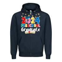 Navy 2024 preschool graduate Zipper Hoodie - JahusDesignShop