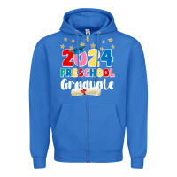 True Royal 2024 preschool graduate Zipper Hoodie - JahusDesignShop