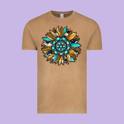 Gemstone Sunflower Vintage Tee Designed By Ranaportraitstore