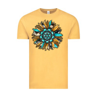 Vintage Mustard gemstone sunflower Vintage Tee - RanaPortraitStore