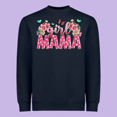 Girl Mama Heavyweight Sweatshirt Designed By Jahusdesignshop
