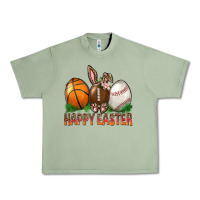 Oil Green Happy Easter Sports Urban Heavy Tee - BundleAndBundleShop