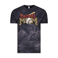 Cloud Black baseball mom Vintage Tee - FaDigitalArtStudio