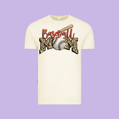 Baseball Mom Vintage Tee Designed By Fadigitalartstudio