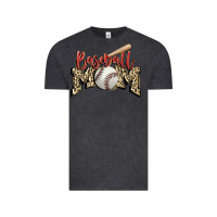 Vintage Black baseball mom Vintage Tee - FaDigitalArtStudio