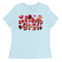 Baby Blue One loved Gigi Valentine's Day Ladies Tee - FaDigitalArtStudio