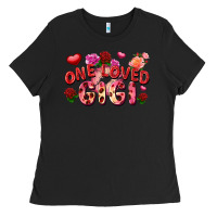 Black One loved Gigi Valentine's Day Ladies Tee - FaDigitalArtStudio