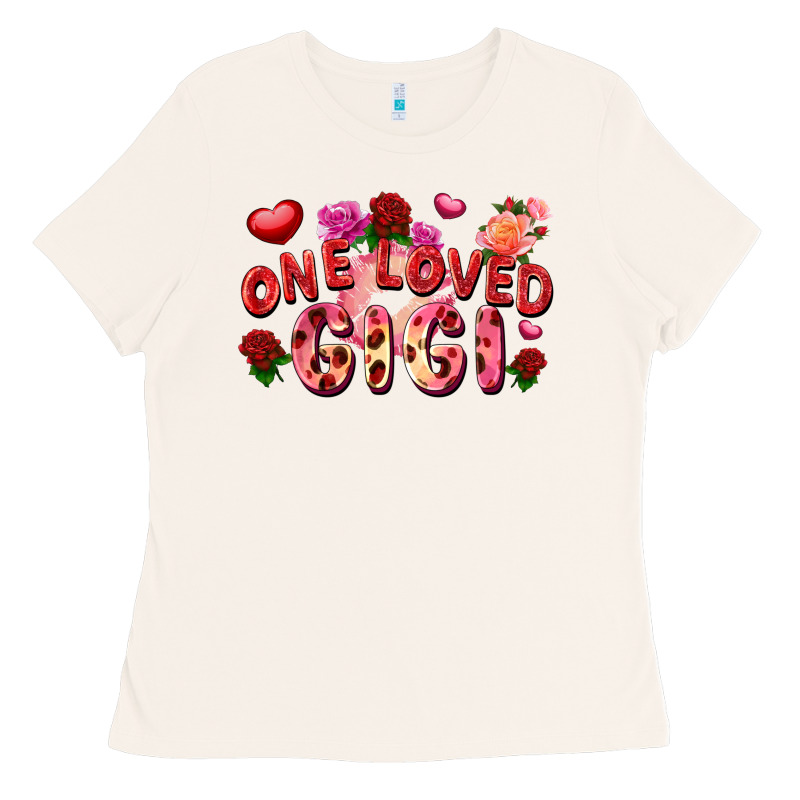 One Loved Gigi Valentine's Day Ladies Tee by FaDigitalArtStudio | Teevron