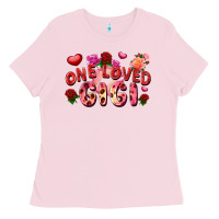 Bubblegum Pink One loved Gigi Valentine's Day Ladies Tee - FaDigitalArtStudio