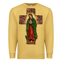 Our Lady Of Guadalupe Cros Premium Sweatshirt | Teevron