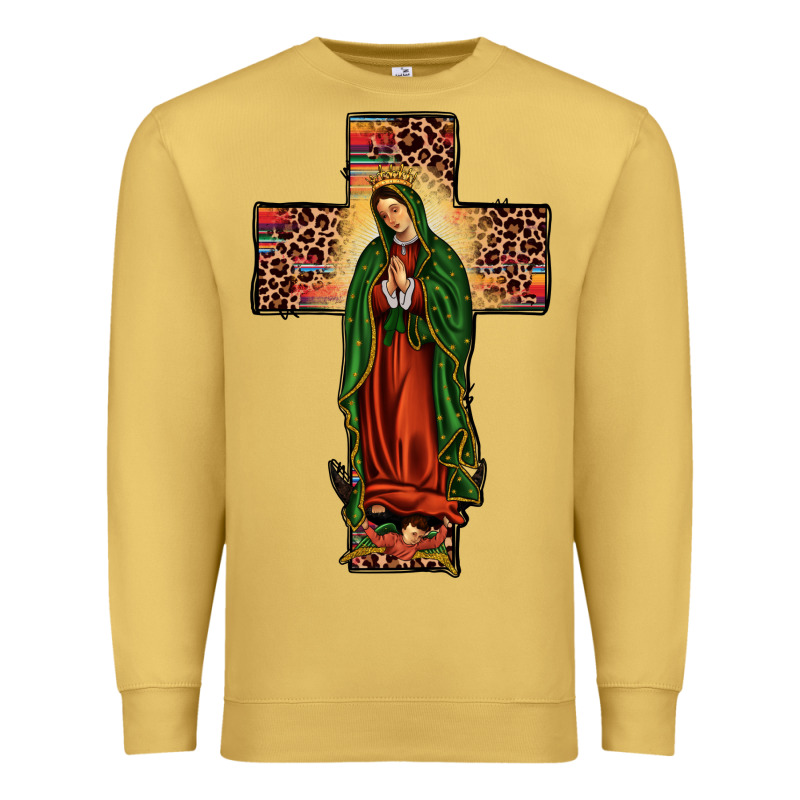 Our Lady Of Guadalupe Cros Premium Sweatshirt by JahusDesignShop | Teevron