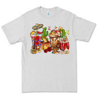 Dove Grey Cino De Mayo coffee cups Mexico Premium Tee - HowdyJamesFarm