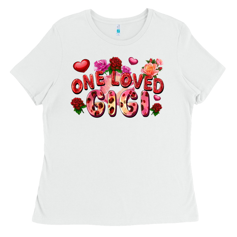One Loved Gigi Valentine's Day Ladies Tee by FaDigitalArtStudio | Teevron