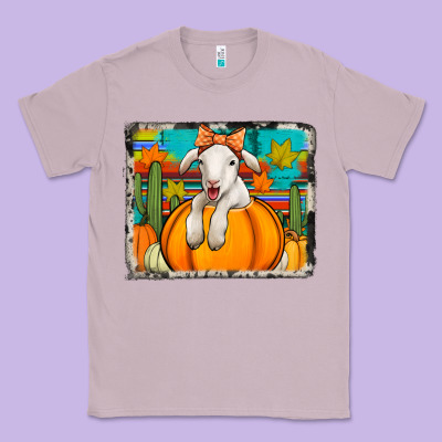 Autumn Sheep In A Pumpkin Classic Tee Designed By Jasminsmagicworld