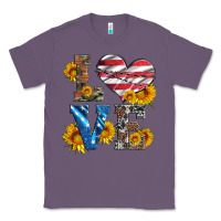 Lavender love with sunflowers and usa flag Classic Tee - Artiststas