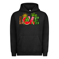 Pigment Black love watermelon Urban Hoodie - RanaPortraitStore