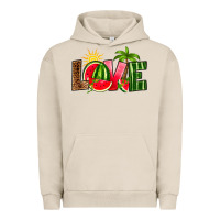 Pigment French Oak love watermelon Urban Hoodie - RanaPortraitStore