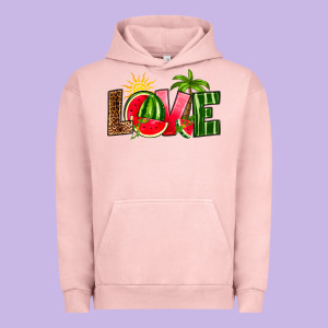 Love Watermelon Urban Hoodie Designed By Ranaportraitstore